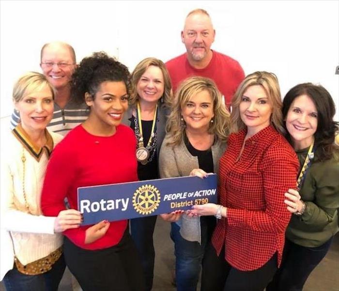 group photo of the rotary club