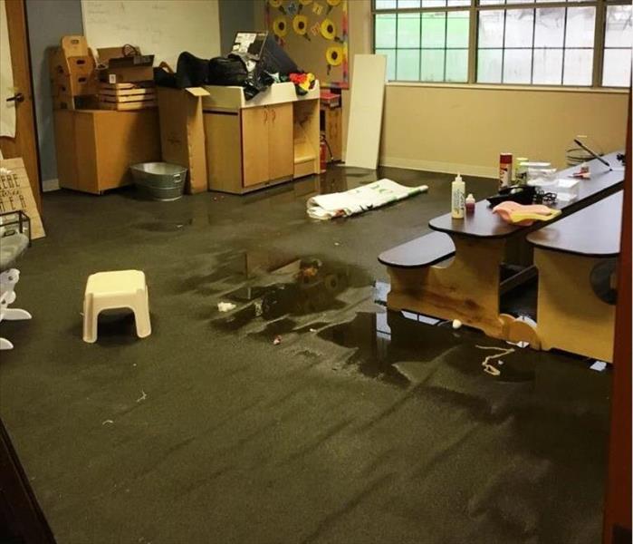 daycare facility with water damage